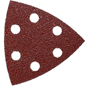 Mirka Red Delta schuurmachine driehoek voor hout, metaal en kunststof, 93 x 93 x 93 mm, 5 stuks