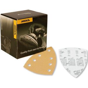 MIRKA Gold Delta Schuurpapier 100x152mm met 7 gaten - P60