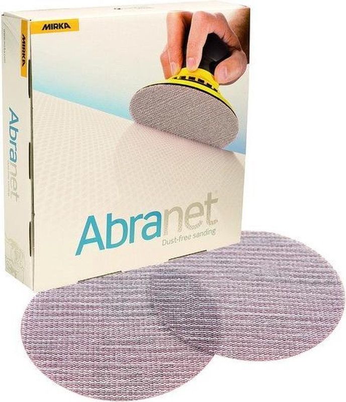 MIRKA - Abranet P120 - Schuurschijf - Grijs - 50 Stuks