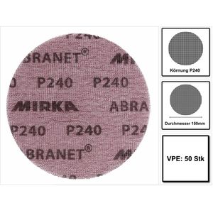 MIRKA Abranet Schuurschijven 150mm - P240