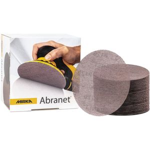 Mirka - Abranet - Schuurrooster - Ø 125mm - Klittenband - Korrel P120 - 50 Stuks