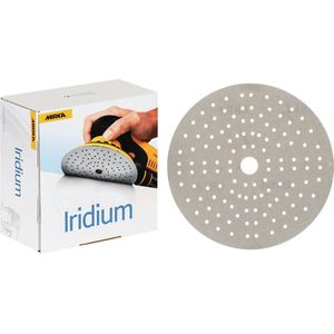 MIRKA Iridium 150mm Velcro 121 gaten P 120 - 100 st in doos