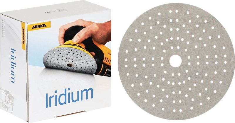 MIRKA - Iridium - Schuurschijven - 150mm - Keramisch en Aluminium Oxide