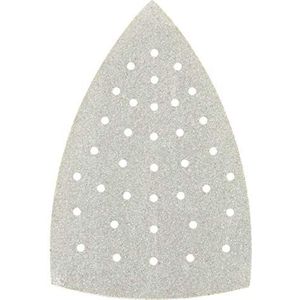 Mirka Iridium schuurpapier, 50 stuks, 100 x 152 x 152 mm, 36 gaten, korrel 150, voor het schuren van verf, plamuurverf, grondlaag, hout, staal, mineralen, kunststof