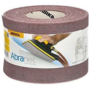 Mirka Abranet netschuurrol 115 mm x 25 m klittenband / korrel P320 / 1 rol / voor het schuren van hout, plamuur, lak, kunststof / 5454400132