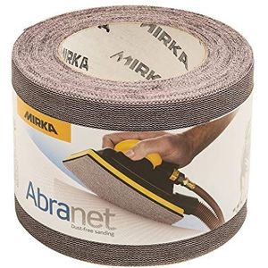 Mirka Abranet Schuurrol net 93 mm x 10 m klittenband / korrel P240 / 1 rol / voor het schuren van hout, plamuur, verf, kunststof / 545BQ001253R