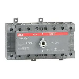 ABB - OT63F4C - Omkeerschakelaar - Zwart - 63 A - 750 V - 1 stuk