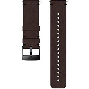 Suunto, Originele reservearmband voor alle horloges Suunto Spartan Sport WRH en Suunto 9, leer, lengte: 22,7 cm, breedte: 24 mm, inclusief bevestigingsklemmen, M