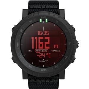 Suunto Core Alpha Stealth Outdoor horloge met hoogtemeter, barometer en GPS