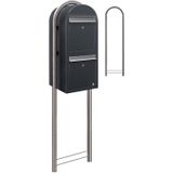 Brievenbus - Zwart - Staal