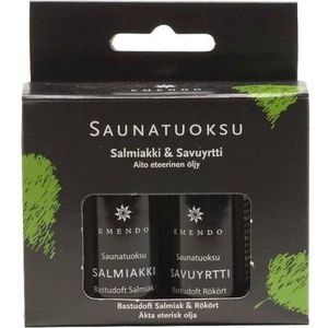 Emendo Sauna luchtje - Salmiak - Smokey Herb - 2 x10ml