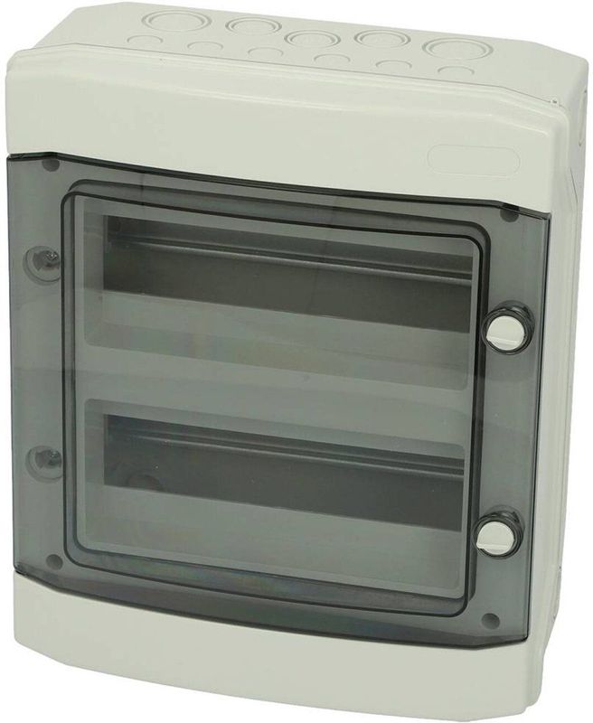 Fibox MCE65 24M - Behuizing - Grijs - 318 x 383 x 142 mm - Thermoplast