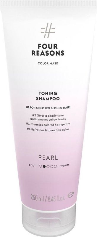 Four Reasons - Color Mask Toning Shampoo - 250ml - Pearl