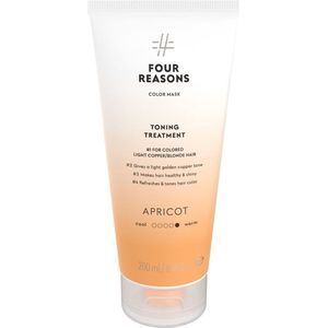 Four Reasons - Color Mask Toning Treatment - Abrikoos - Haarmasker