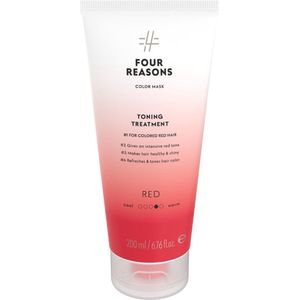 Four Reasons - Color Mask Toning Treatment - 200ml - Rood - Haarmasker