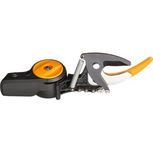 Original Fiskars Reservesnoeikop voor de bypass-snoeigiraffes met telescoopsteel UPX86 en UPX82, zwart/oranje, 1026295