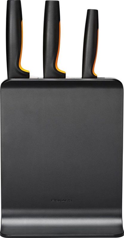 Fiskars FF Knife block plastic 3 knives - Messenblok
