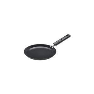 Fiskars omeletpan, hard oppervlak, diameter 22 cm, geschikt voor alle kookplaten, antiaanbaklaag, krasbestendig, aluminium/kunststof, zwart, 1075522
