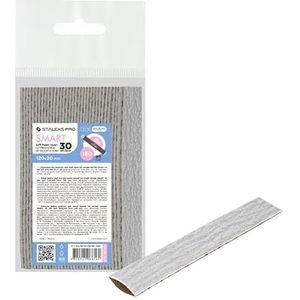 STALEKS PRO 30 stuks Papmam foam wegwerpvijlen voor rechte basis SMART milieuvriendelijk papier korrel 180