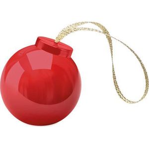 Kerst balletjes - set van 6 - met Vanille lippenbalsem - Rood