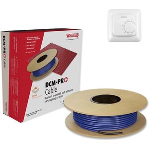 7m² DCMPRO Vloerverwarming kabel voor 7m² + Gratis WARMUP MSTAT AAN/UIT thermostaat