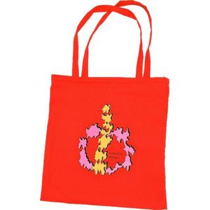 Anha'Lore Designs - Tribal - Exclusieve handgemaakte tote bag - Rood