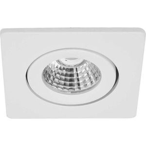 Ledmatters - Inbouwspot Wit - Dimbaar - 5 watt - 450 Lumen - 2700 Kelvin - Warm wit licht - IP65 Badkamerverlichting