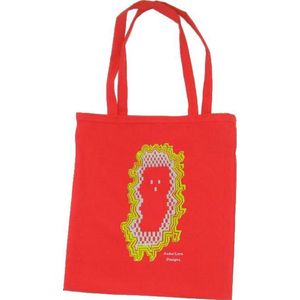 Anha'Lore Designs - Spookje - Exclusieve handgemaakte tote bag - Rood