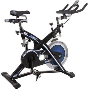 ZS600 Spinningfiets - Hometrainer - met Monitor en hartslagmeting - Triathlon stuur - voor intensief gebruik