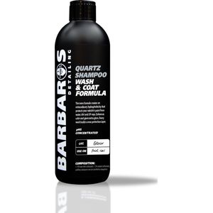 BARBAROS DETAILING Autoshampoo - Voor Auto & Motor - Auto wassen - Wash & Coat - Auto Wax 500ml