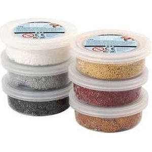 Foam Clay - Zelfhardend Foam - Metallic Kleuren - DIY, Kleien - 14gr - Foam Clay® - 6 stuks