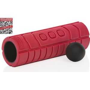 Gymstick Travel Foam Roller met Myofascial Bal en Trainingsvideo's