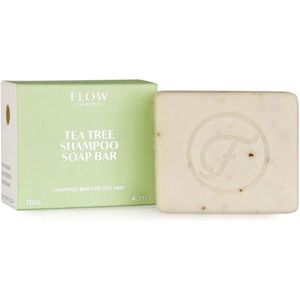 Tea Tree - Shampoo bar voor een vettige hoofdhuid  120 gram Flow Cosmetics