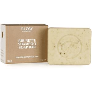 Brunette - Shampoo bar voor geverfd of natuurlijk donker haar  120 gram Flow Cosmetics