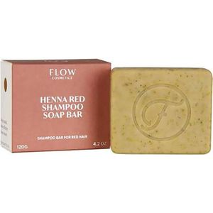 Flow Cosmetics - Biologische Shampoo Bar - Henna Red - 120 gr