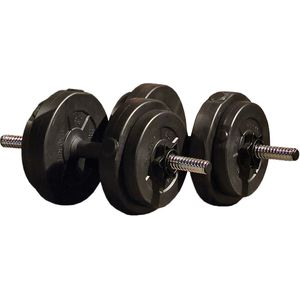 Iron Gym Verstelbare Dumbbell Set 1met 15 KG aan gewichten - 4 x 1,25 kg, 4 x 2,5 kg - Halterset, Halters