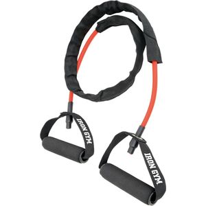 Iron Gym Tube Trainer, Weerstandsband ,Resistance band, krachttraining - rood / Content