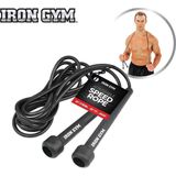 Springtouw Iron Gym Verstelbaar 300 cm Zwart