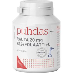 IJzer + B12 + Foliumzuur + Vitamine C - Puhdas Plus