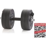 Gymstick Active Verstelbare Dumbbell Set -  Halterset - Vinyl - 10kg - Met Online Trainingsvideo's