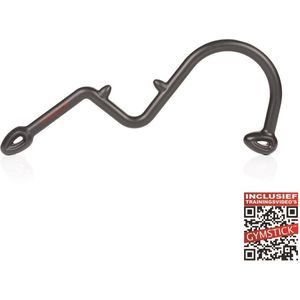 Gymstick - Massage Stick - Massagehulpmiddel - Zwart - Kunststof