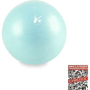Gymstick Vivid Core Ball - Turquoise - 20 cm Met Online Trainingsvideo's