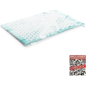 Gymstick Vivid Spike Mat - Spijkermat - Turquoise - Met Online Trainingsvideo's