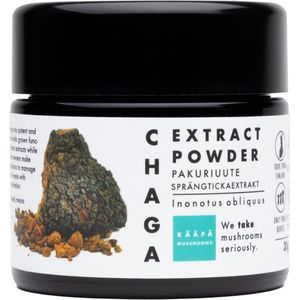 Chaga Paddenstoelen Extract Poeder Bio 30 gram