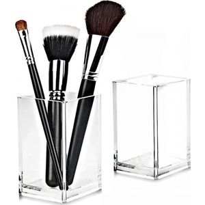 Make-up Kwastenhouder - Transparant - Acryl