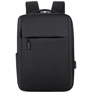 BDLDCE Heren Vrouwen Anti-diefstal rugzak Laptop Backpack, Black, L, zwart, Large