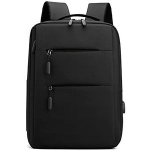 BDLDCE Heren Vrouwen Anti-diefstal rugzak Laptop Backpack, Black, L, zwart, Large