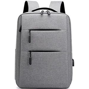 BDLDCE Heren Vrouwen Anti-diefstal Rugzak Laptop Backpack, Grey, L, grijs, Large