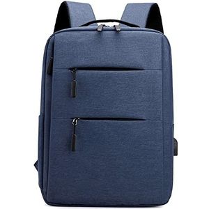 BDLDCE Heren Dames Anti-diefstal Rugzak Laptop Backpack, Blue, blauw, Large