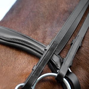 Stang en trenshoofdstel Laelia - zwart - full